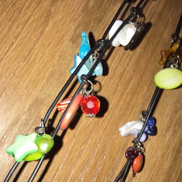 Super Long Necklace 58”! Colorful Fun Unique - Picture 7 of 16